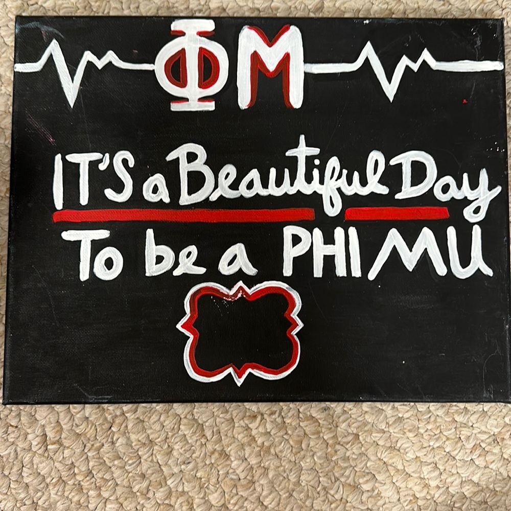 Phi mu canvas